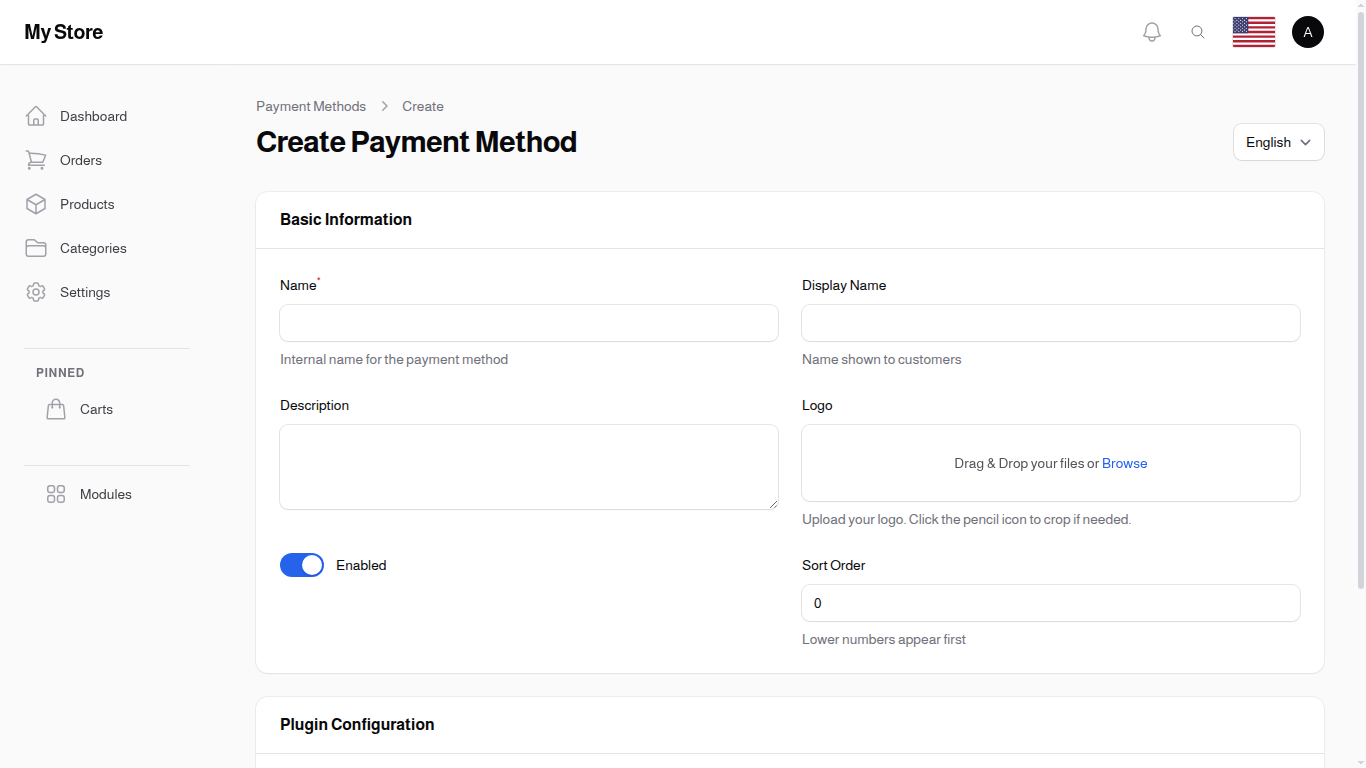 Create Payment Method
