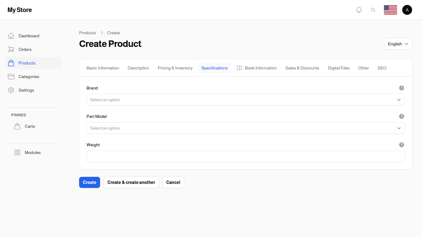 Product Specifications
