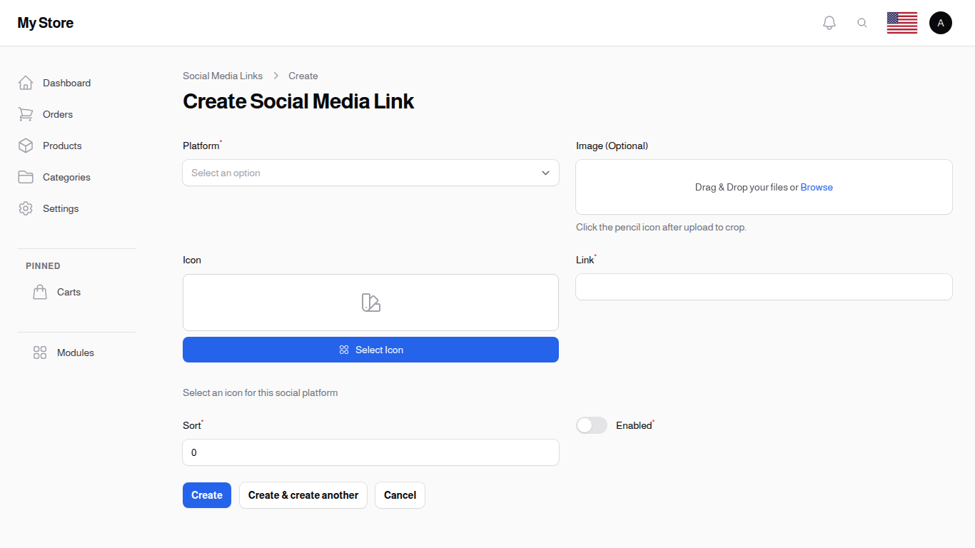 Create Social Media Link